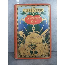 Hetzel Jules Verne The Brothers Kipp Mending Globe Gold Back To Fog Voyages Ex