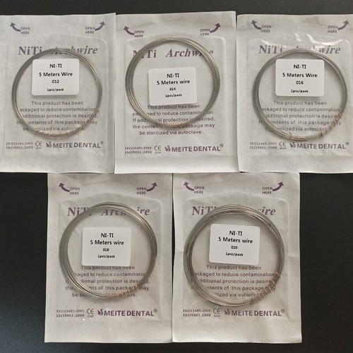 Dental 5M Orthodontic Straight Super Elastic Natural NITI Long