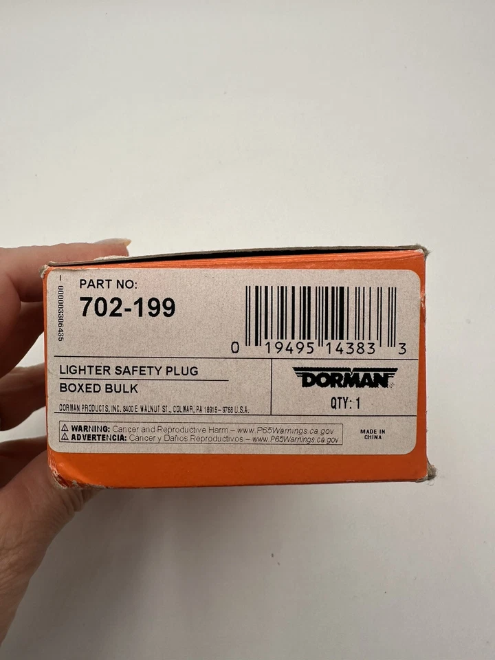 Dorman 702-199 Lighter Safety Plugs Box of 18 NEW - Image 2 of 4