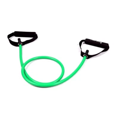 47in Resistance Band Fitness Exercise Latex Band Yoga Stretch Rope Green 1 Piece