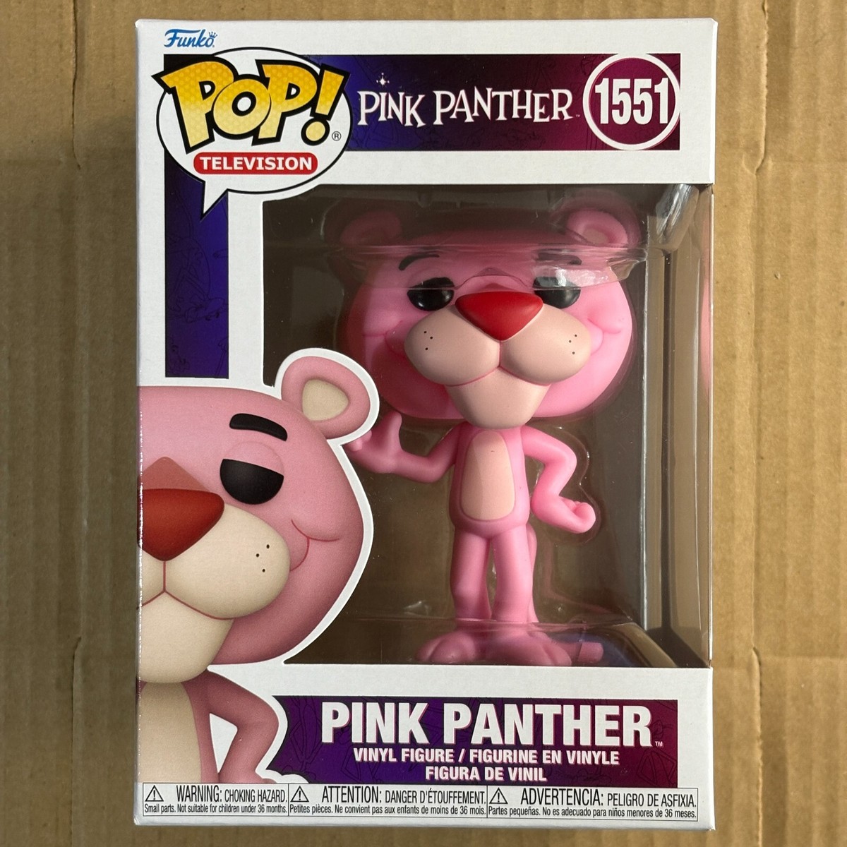 【FUNKO WACKY WOBBLE】 PINK PANTHER Pink Panther Bobble Head Wacky Wobbler, FUNKO Wackey Wobbler