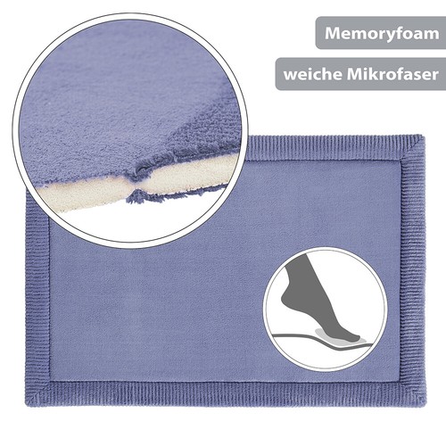 Badematte • Duschvorleger • Badvorleger Badteppich Badezimmerteppich rutschfest - Bild 15 von 59