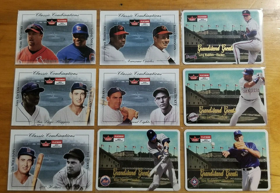 2001 Fleer Platinum Inserts: 20th Ann, Classic,Winning, Grandstand U pick choice - Image 2 of 3