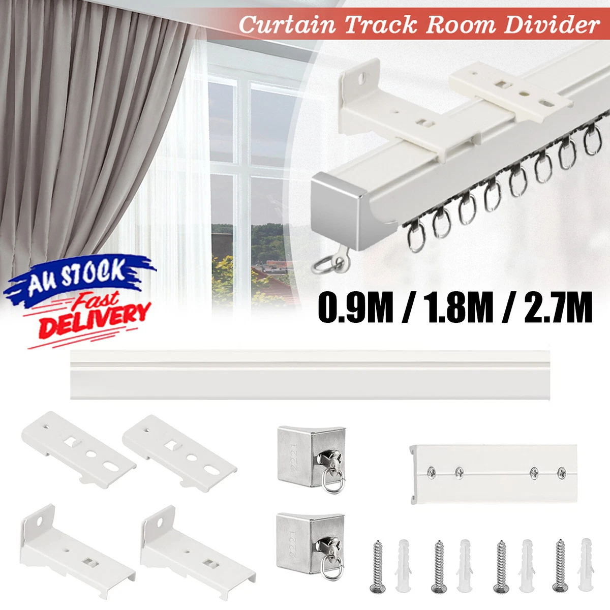 Drop Ceiling Mount Curtain Track Shelly Lighting