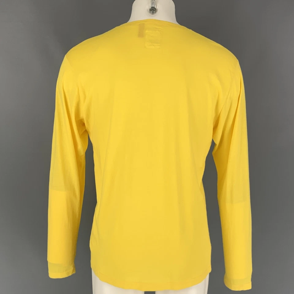 MARC JACOBS Stinky Rat Size L Yellow Cotton Long Sleeve T-shirt - Image 3 of 4