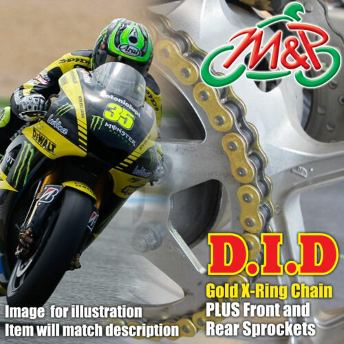 GOLD X-Ring Chain and Sprocket FITS KAWASAKI ZXR7 50H1 (ZX) 89