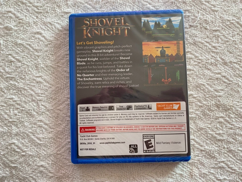 Shovel Knight Sony PlayStation Vita - NTSC-U/C USA New Sealed - Tracked - Image 4 of 4