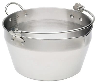 KITCHEN CRAFT HOMEMADE RANGE STAINLESS STEEL JAM/MASLIN PAN 9LTR - Image 1 of 4