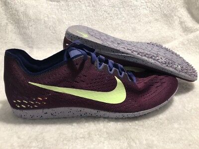 NIKE ZOOM MATUMBO TRACK SPIKES BORDEAUX/LIME