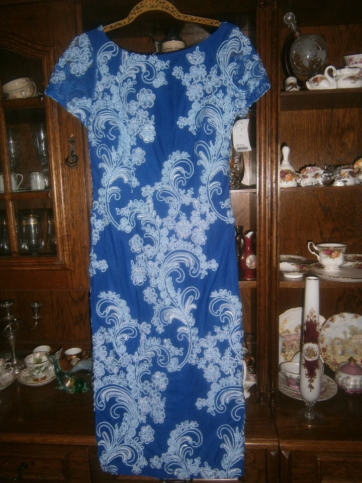 JS Collections. NEW! Luxurious Feminine  Dress. Gorgeous Embroidery. UK10/ US 6 - Image 2 of 4