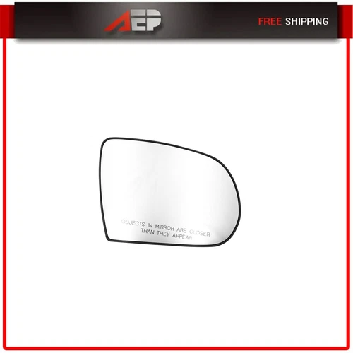 Door Mirror Glass W/Plate Passenger Side Chrome For 14- Jeep Cherokee 68228910AA