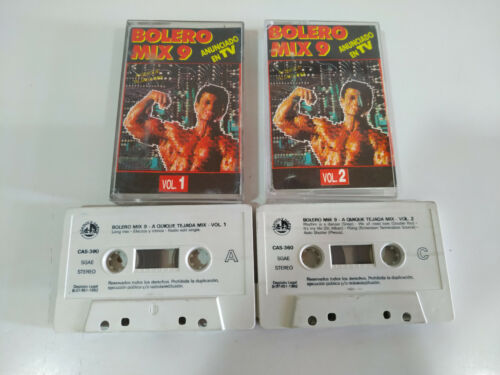 Bolero Mix 9 Vol 1 Y 2 Techno - Double 2 X Cinta Cassette - 第 1/5 張圖片