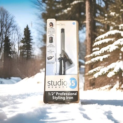 Studio 35 Beauty 1/2'' Professional Styling Iron Curling Iron