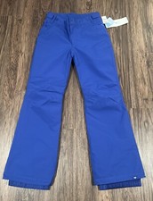 Roxy Backyard Girls Snow Pants with Dry Flight Technology 10K Blue Sz 16-XXL
