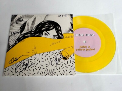 MOA MOA - YELLOW JACKET - LTD NO'D 24 / 100 SIGNED YELLOW VINYL 7'' 