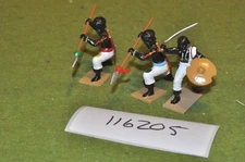 54mm colonial / river war - mahdists 3 dervish warriors trophy minis - (116205)