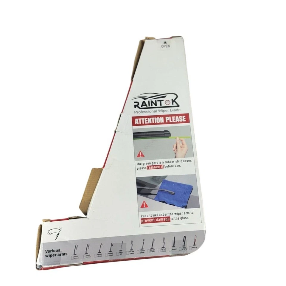 RAINTOK TFD-T Wiper Blades Set for 2020–2023 Ford Escape 24”/20”/11” New - Image 2 of 3