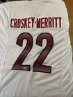 Jacory Croskey Merritt Signed Washington Commanders Nike NFL Jersey (Beckett)