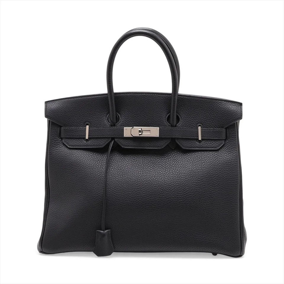 Hermès Birkin 35 Le Tournay Togo Black Silver Metal Fittings □D: 2000