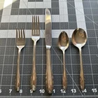 Gorham Lyric Sterling Silver Flatware 5-Pc Place Setting 1940 Estate Silverware