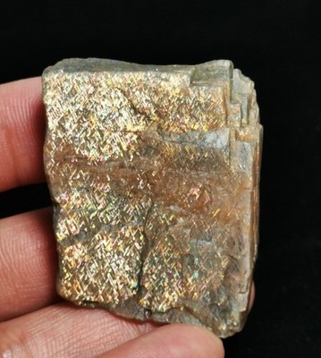 Raw Natural Golden Rainbow Lattice Sunstone Freeform Reiki Stone Healing