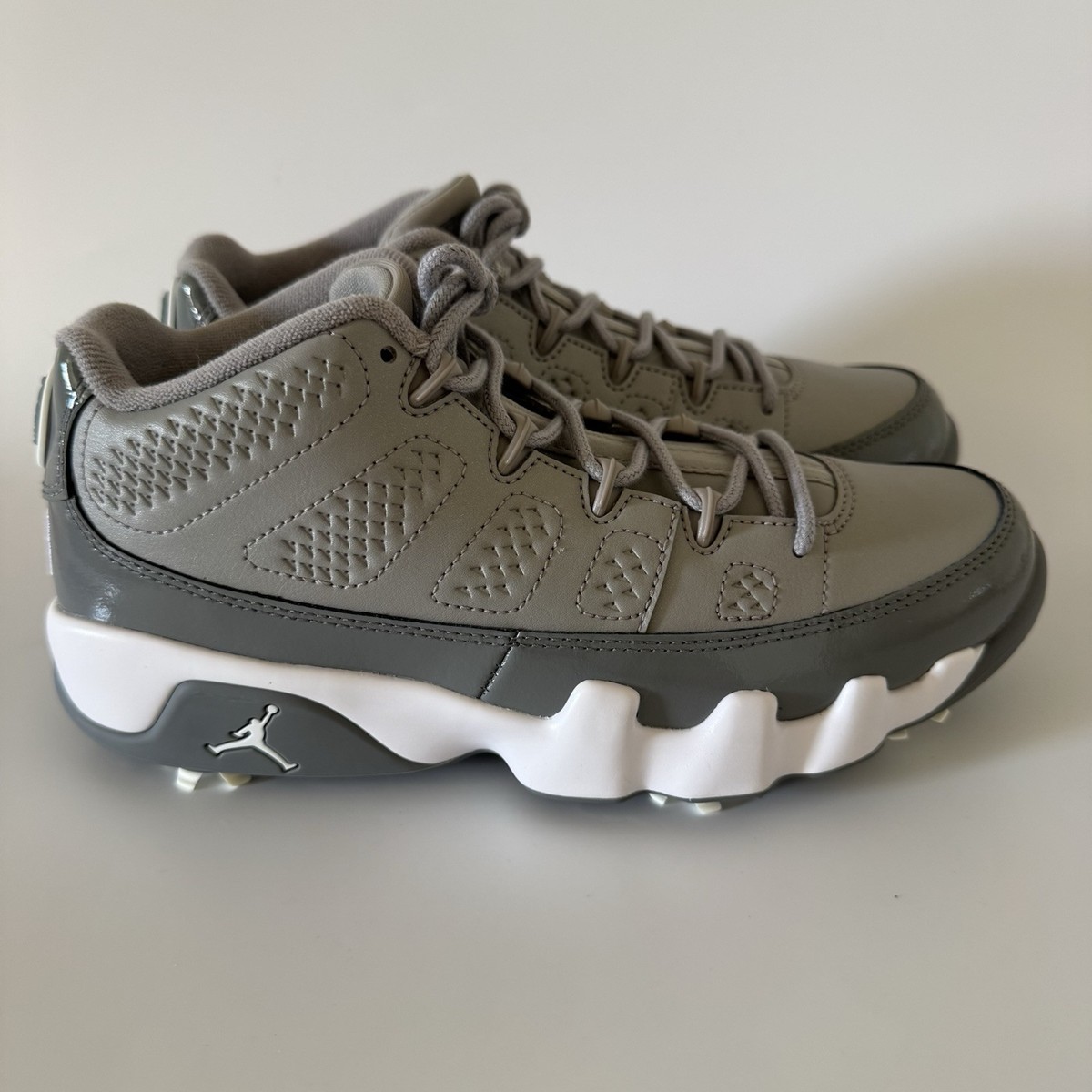 Size 5.5 - Air Jordan 9 Golf Low Cool Grey for sale online  display picture 1