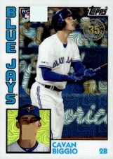 2019 Topps Update #T84U-45 Cavan Biggio Silver Pack 1984 Topps Baseball Chrome