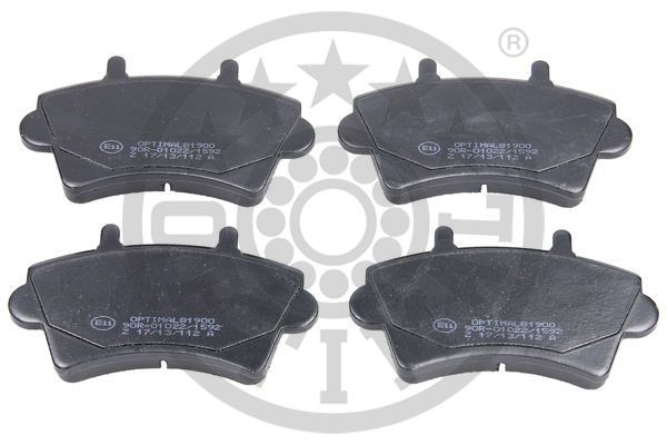 Optimal BP-81900 BremsklöTze, BremsbeläGe Vorne FüR Renault Master II Kasten (Fd-image