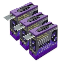 Better Tools 3G Extreme Square End Carpet Blade - 3 Pack - 100 blades/Pack - ...