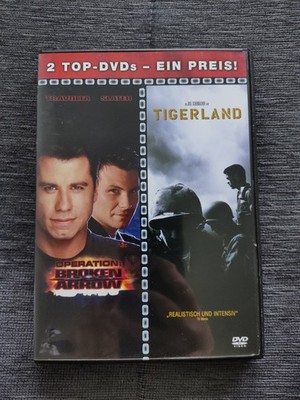 Operation: Broken Arrow & Tigerland TOP-DVDs Travolta Slater Farrell 2 Filme