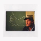 JAWS (1975) / QUINT CHALKBOARD - 2"x3" MOVIE POSTER MAGNET (shark action horror