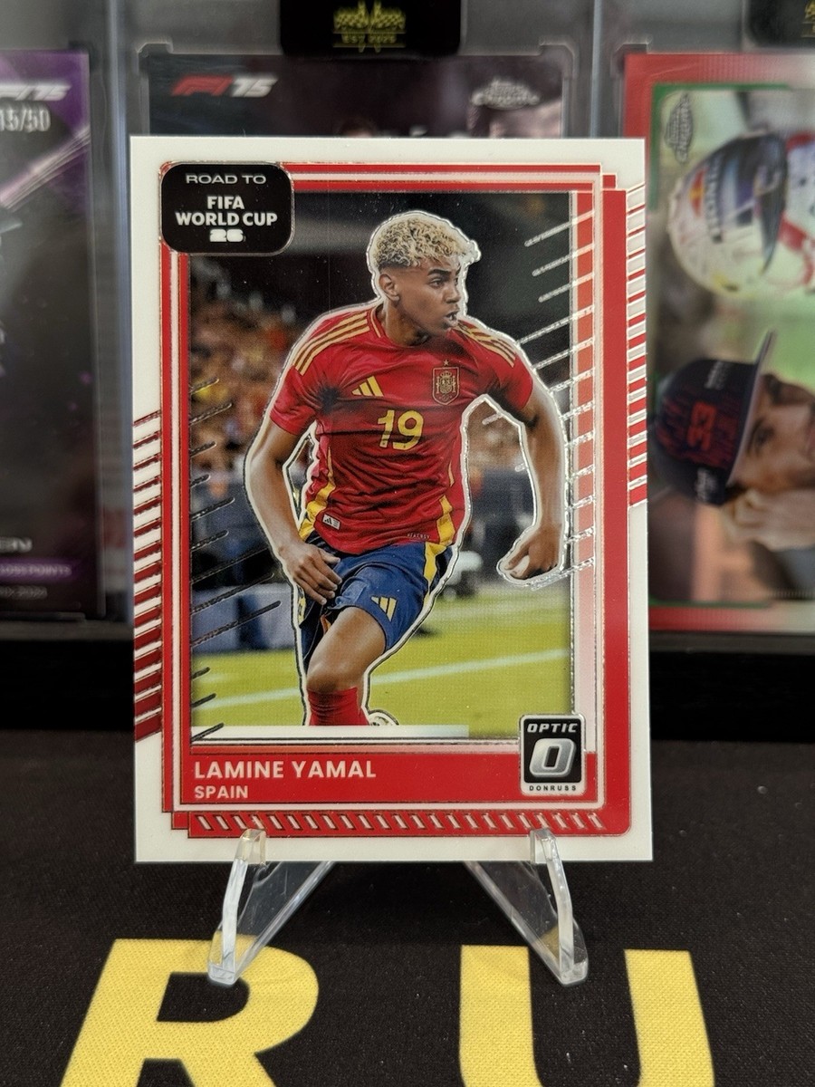 Lamine Yamal 2025-26 Panini Donruss Road to World Cup Optic Base