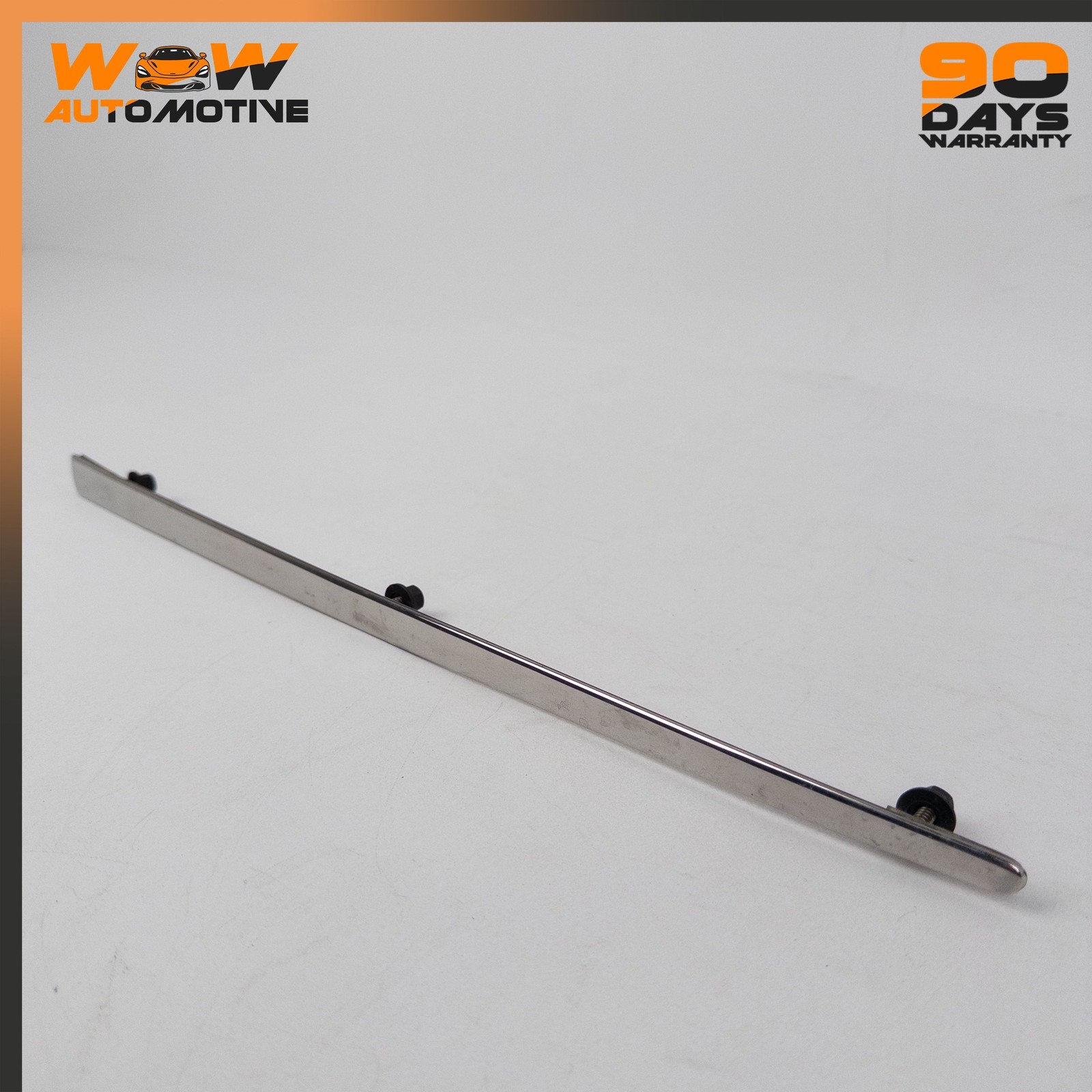 06-13 BENTLEY CONTINENTAL FLYING SPUR REAR LEFT BUMPER TRIM STRIP CHROME OEM