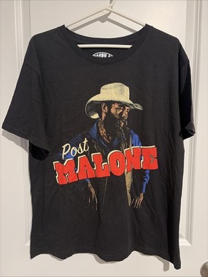 Post Malone Cowboy Shirt Mens Size XL Posty Co. Black 