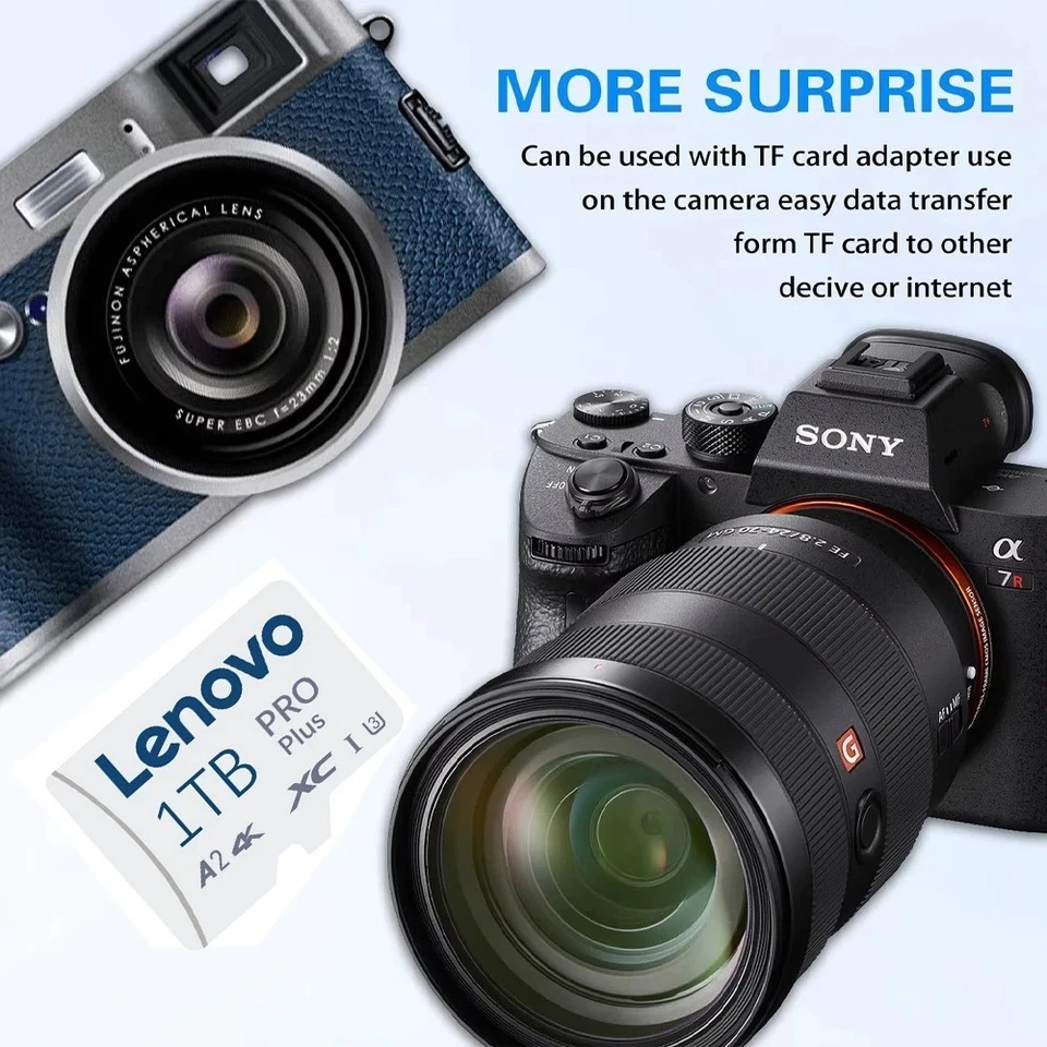 2TB 1TB 512GB 256GB 128GB Micro SDXC Card Smart Memory Card 100MB/s A2 V30 U3 - Image 3 of 4