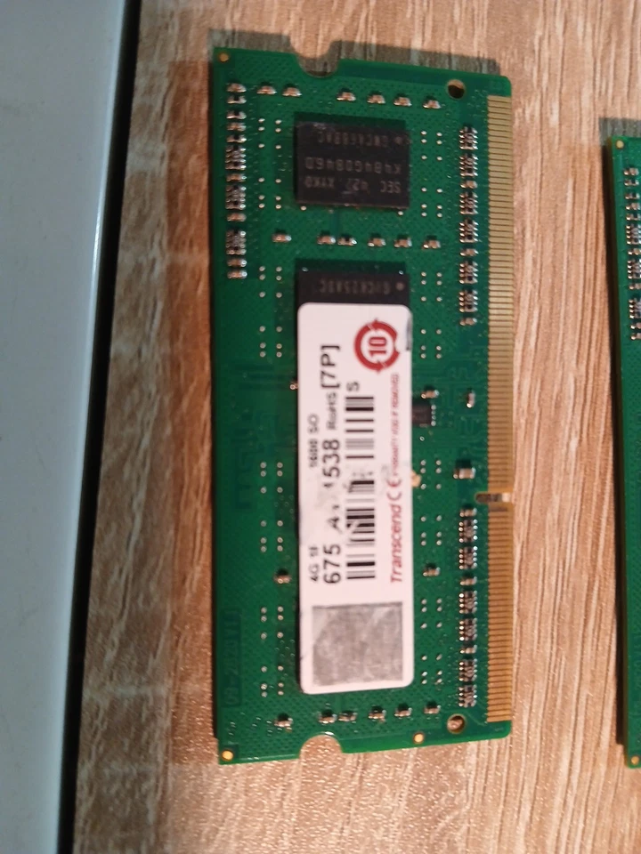 2 Transcend 4G 1Rx8 DDR3L 1600 SO RAM 1 128 GB - Image 4 of 4