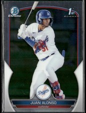 Juan Alonso 2023 1st Bowman #BCP-137 Chrome Prospects Dodgers