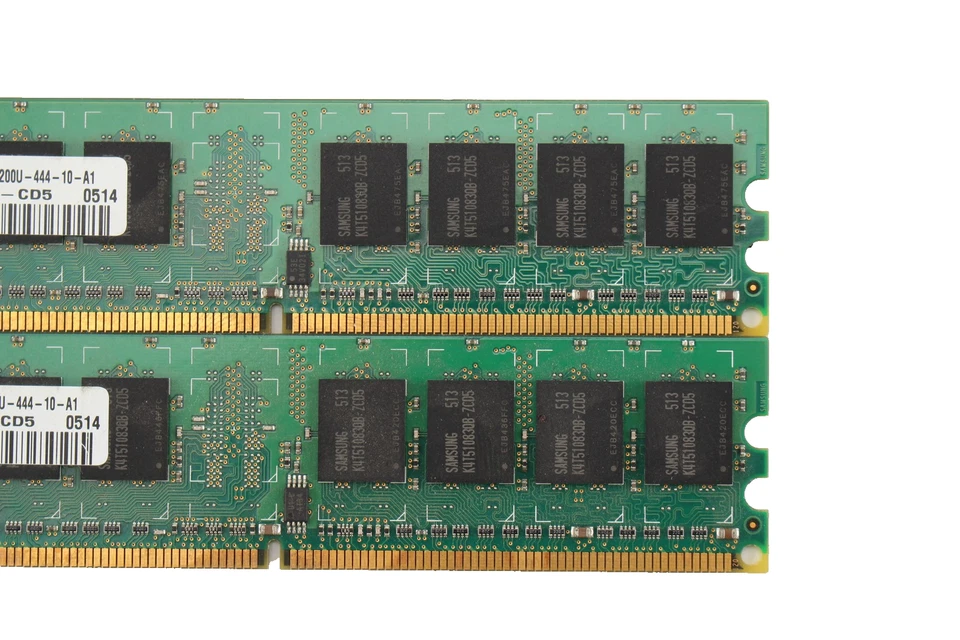 (2) Samsung PC2-4200U RAM 1GB Kit 512MB DDR2 240-Pin Desktop Memory Low Density - Image 3 of 4