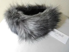 New SURELL Faux Fur Headband with Hook Closure 
