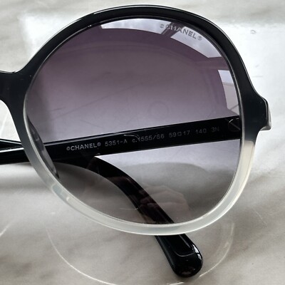 CHANEL 5351-A　サングラス　ココマーク CHANEL #1 Sunglasses Black 5351-A Black CC Mark SV Hardware