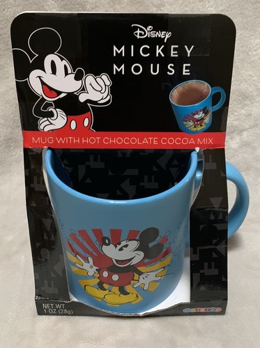 NEW Disney Classic Mickey Mouse Images Large 18oz Ceramic Coffee Mug & Cocoa Set - Picture 5 of 11