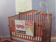 3 pc Summer Going Places Baby Nursery Crib Bedding Set NIP