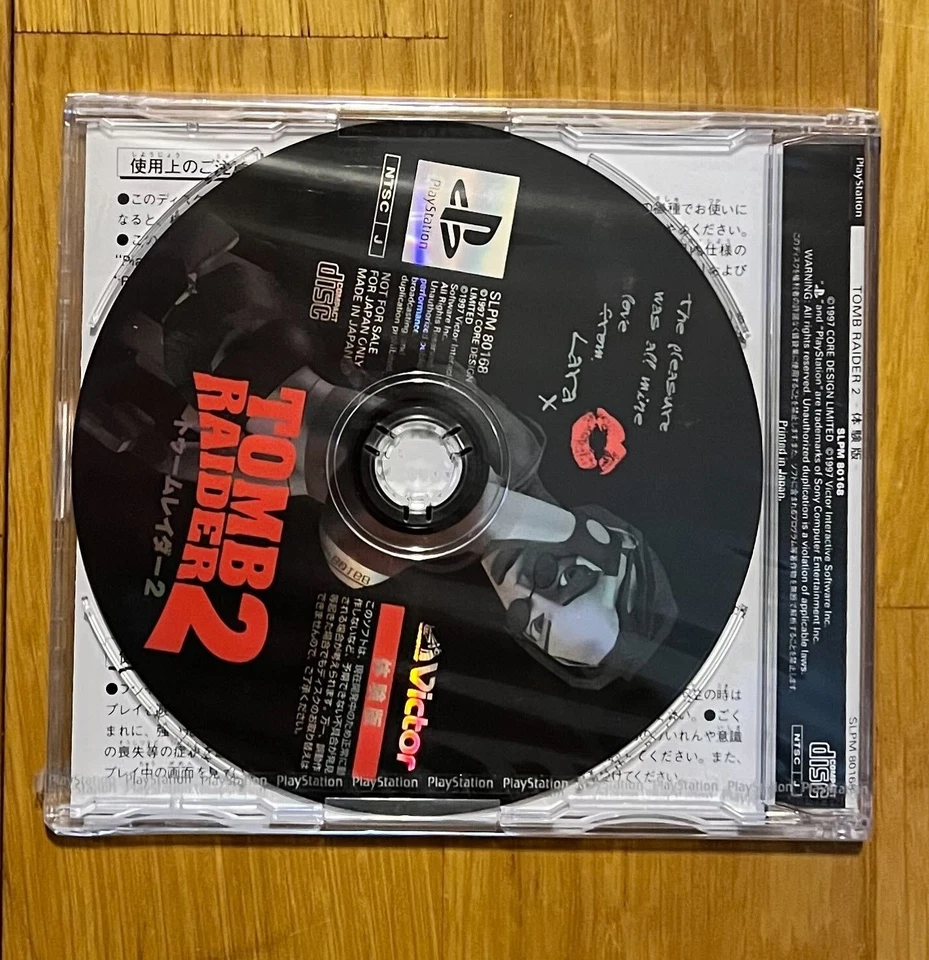 Tomb Raider 2 Demo Trial Sony Playstation New! Sealed 1997 Victor - Image 2 of 2