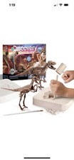 Discovery Mindblown STEM 2 Pack Dinosaur Fossil Dig Kit Velociraptor T-Rex New