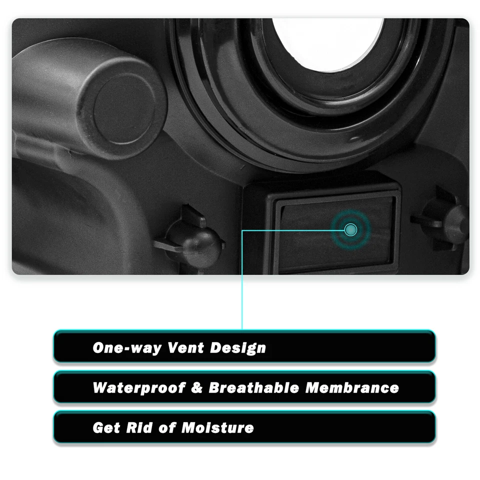 Par de faros esquineros ámbar carcasa cromada para Ford Explorer 2006-2010 Foto 4 de 4