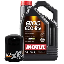 5L Motul 8100 ECO-LITE 5W30 Wix XP Filter Motor Oil Change Kit API SP-RC