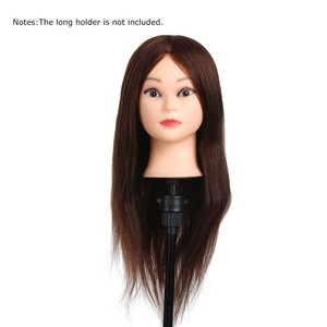 doll head with real hair to style