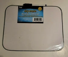 Jot Dry Erase White Board 8.5" x 11" w/Marker Hangs Vertically or Horizontally