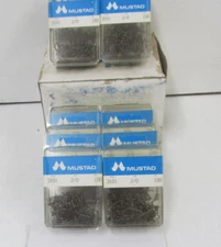 10 BOXES N.  3101     2/0 SIZE QTY 100 . BRONZE HOOKS MUSTAD MADE NORWAY FISHING