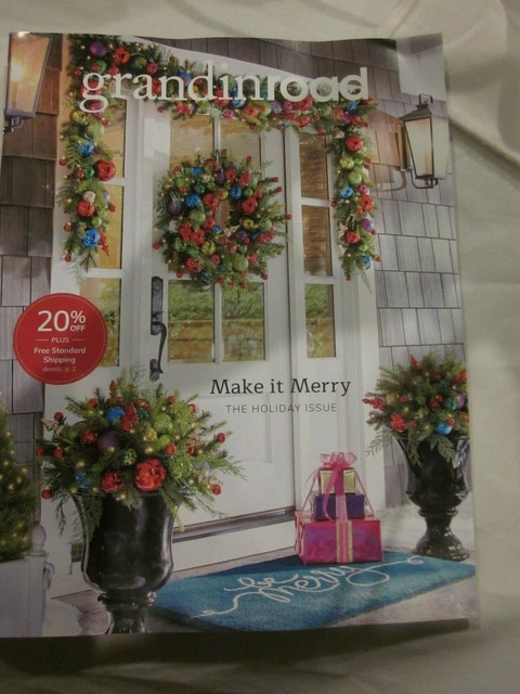 Grandinroad Grandin Road Catalog Late November 2019 Make it Merry Brand